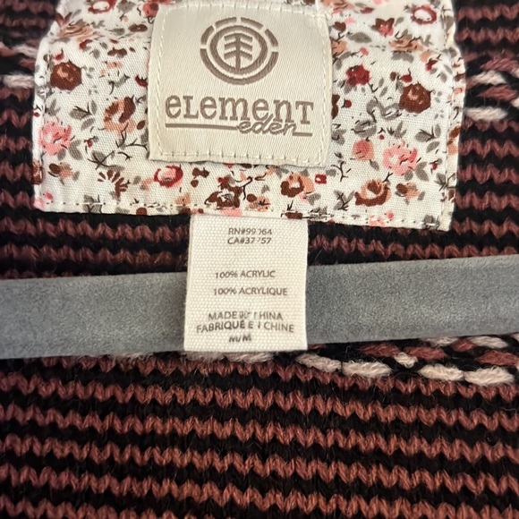 Multicolor hooded cardigan sweater - Picture 3 of 5